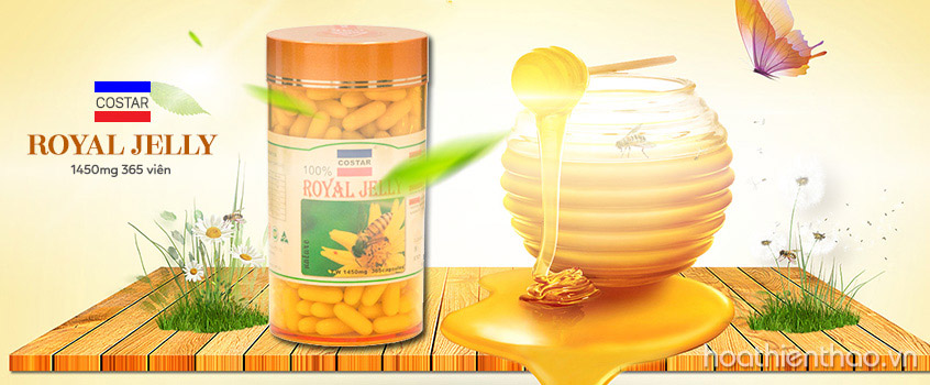 Sữa ong chúa Costar Royal Jelly 1450mg 365 viên chính hãng của Úc