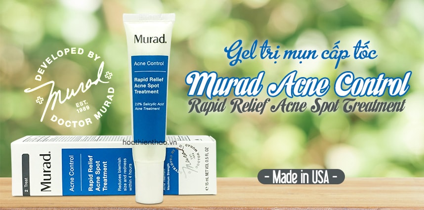 Gel trị mụn cấp tốc Murad Acne Control Rapid Relief Acne Spot Treatment