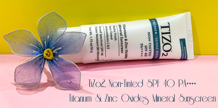 TiZo2 Non-Tinted SPF 40 PA++++ Titanium & Zinc Oxides Mineral Sunscreen