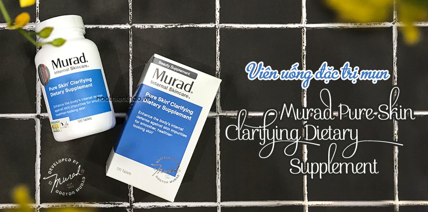 Viên uống đặc trị mụn Murad Pure Skin Clarifying Dietary Supplement