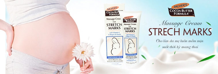 Kem chống rạn da Palmers Cocoa Butter Massage Cream Stretch Marks