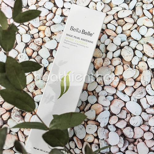 Kem dưỡng trắng da Bella Belle Magic Pearl Whitening Body Lotion - Hoa Thiên Thảo