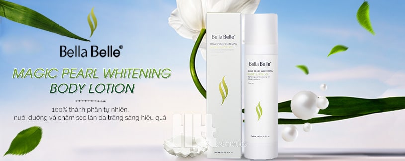 Kem dưỡng trắng da Bella Belle Magic Pearl Whitening Body Lotion - Hoa Thien Thao Cosmetics