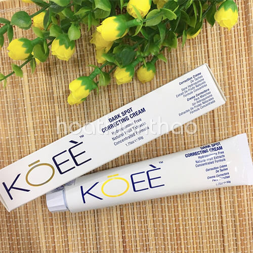 Kem dưỡng trắng da Koee Dark Spot Correcting Cream - Hoa Thiên Thảo
