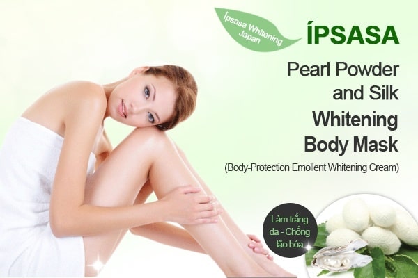 Làn da body trắng sáng hơn với kem tắm trắng Ipsasa