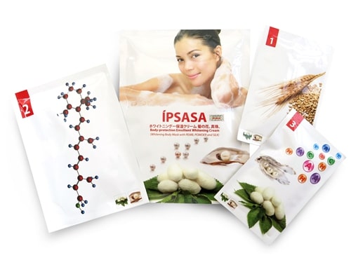 Kem tắm trắng ngọc trai và tơ tằm Ipsasa