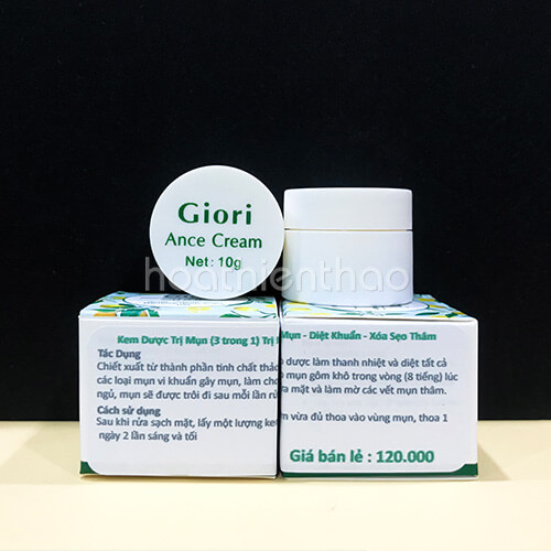 Kem trị mụn Giori Pharmacy Acne - Hoa Thiên Thảo