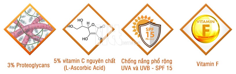 Serum dưỡng ẩm chống nắng lão hóa da MartiDerm Proteoglicanos SPF - Hoa Thiên Thảo