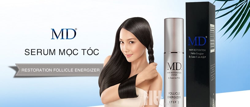 Serum mọc tóc MD Hair Restoration Follicle Energizer - Hoa Thiên Thảo