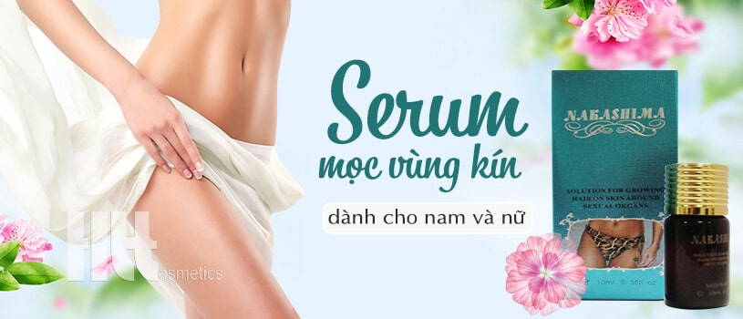 Serum mọc vùng kín Nakashima dành cho nam và nữ - Hoa Thien Thao Cosmetics