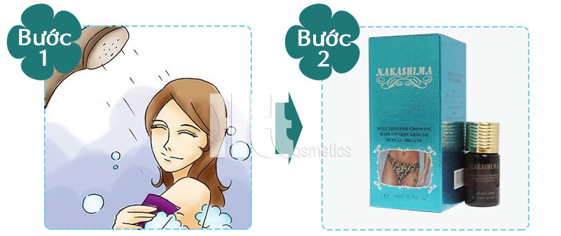 Serum mọc vùng kín Nakashima dành cho nam và nữ - Hoa Thien Thao Cosmetics
