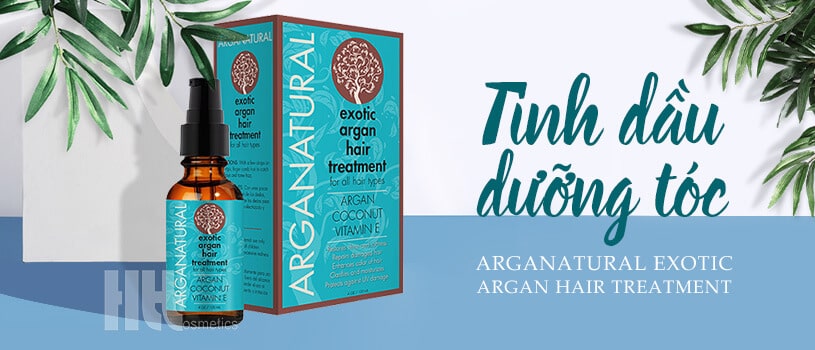 Tinh dầu dưỡng tóc Arganatural Exotic Argan Hair Treatment - Hoa Thien Thao Cosmetics