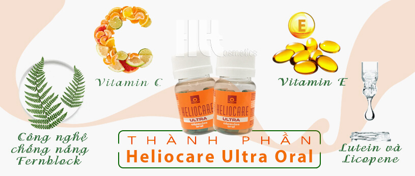Viên uống chống nắng Heliocare Ultra Oral - HoaThienThao