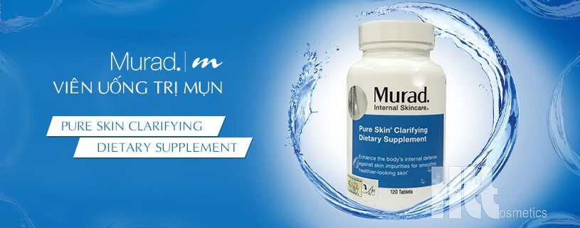 Viên uống trị mụn Murad Pure Skin Clarifying Dietary Supplement - Hoa Thiên Thảo