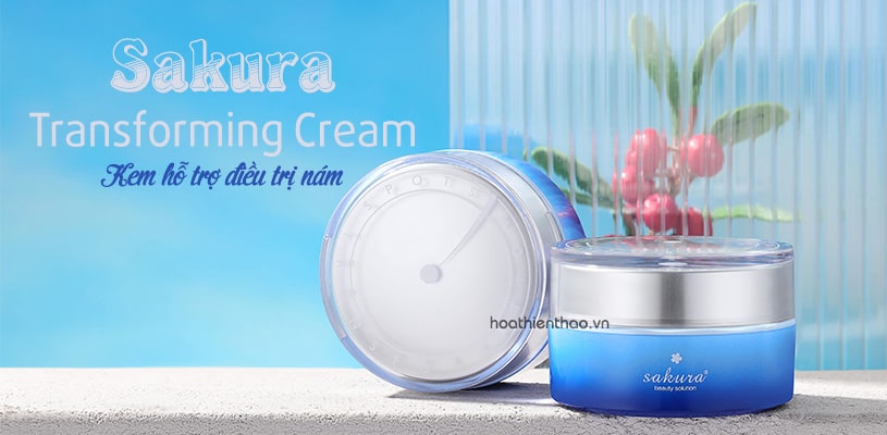 Kem giảm nám Sakura Transforming Cream