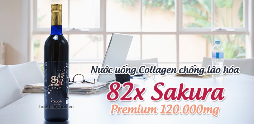 Nước uống Collagen chống lão hóa 82x Sakura