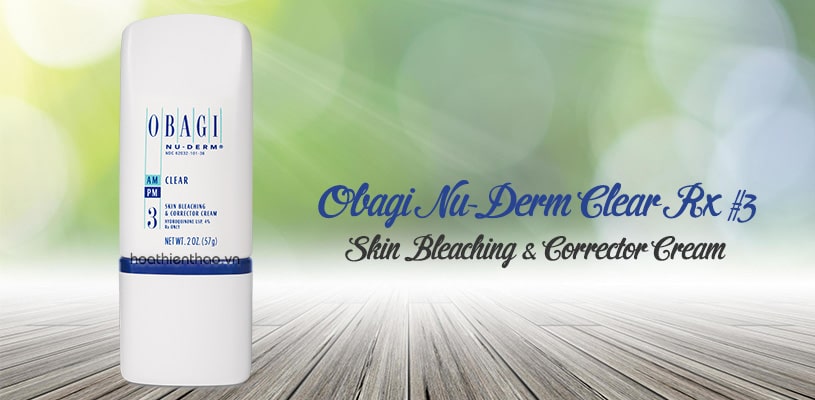 Obagi Nu-Derm Clear Rx #3 Skin Bleaching & Corrector Cream