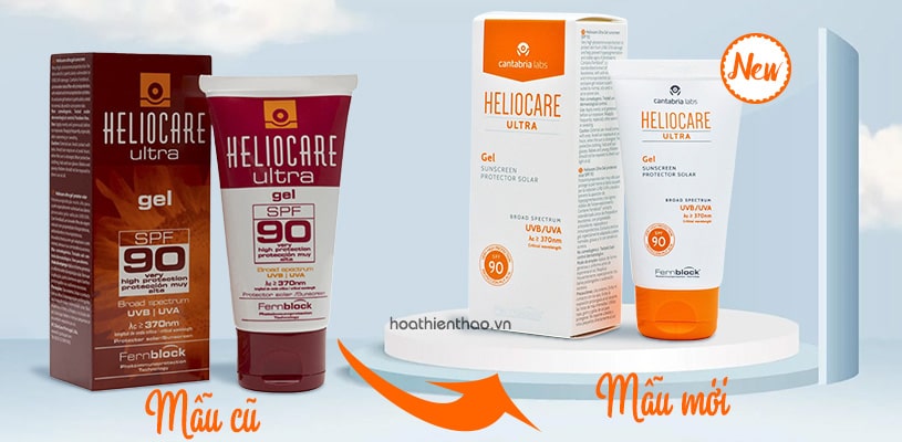Mẫu mới Gel chống nắng Heliocare Ultra SPF 90